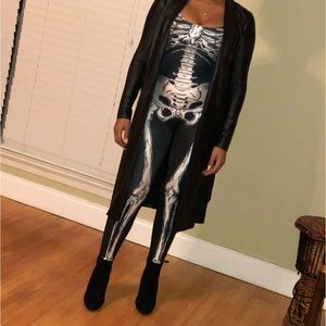 Halloween skeleton bodysuit